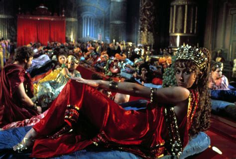 A scene from the film. . Caligula orgy